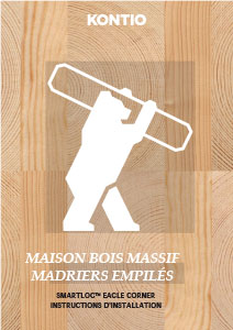 Montage des maisons bois en queue d'arronde